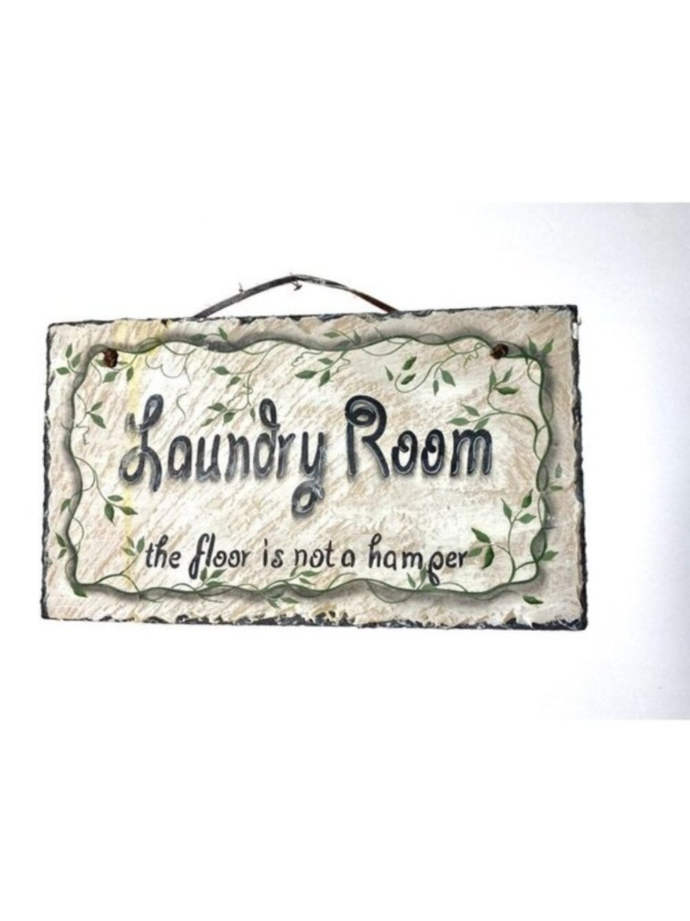 Rectangular Slate Laundry Room Sign - Picture 4 of 11